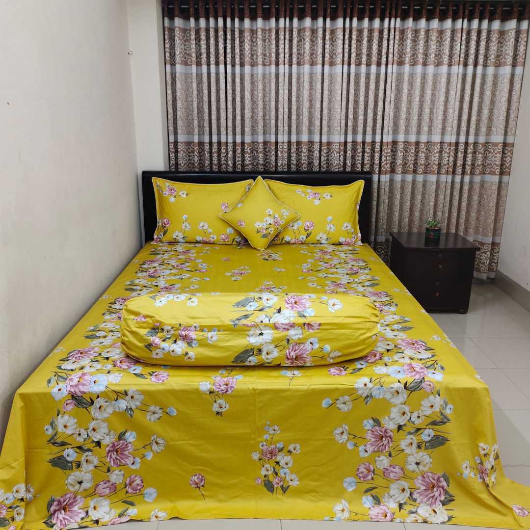 Unique,Design,100%,Cotton,King,Size,Bedsheet