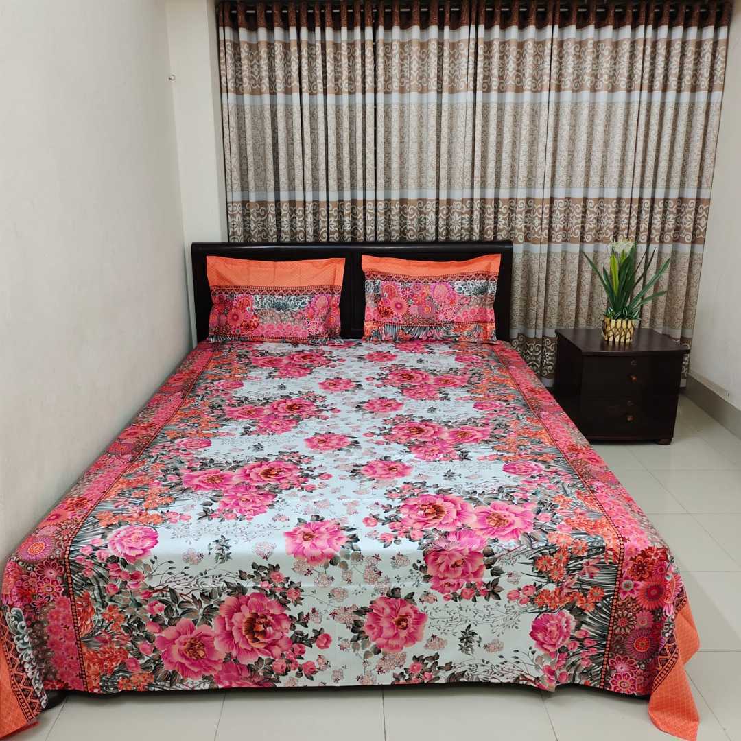 Unique,Design,100%,Cotton,King,Size,Bedsheet