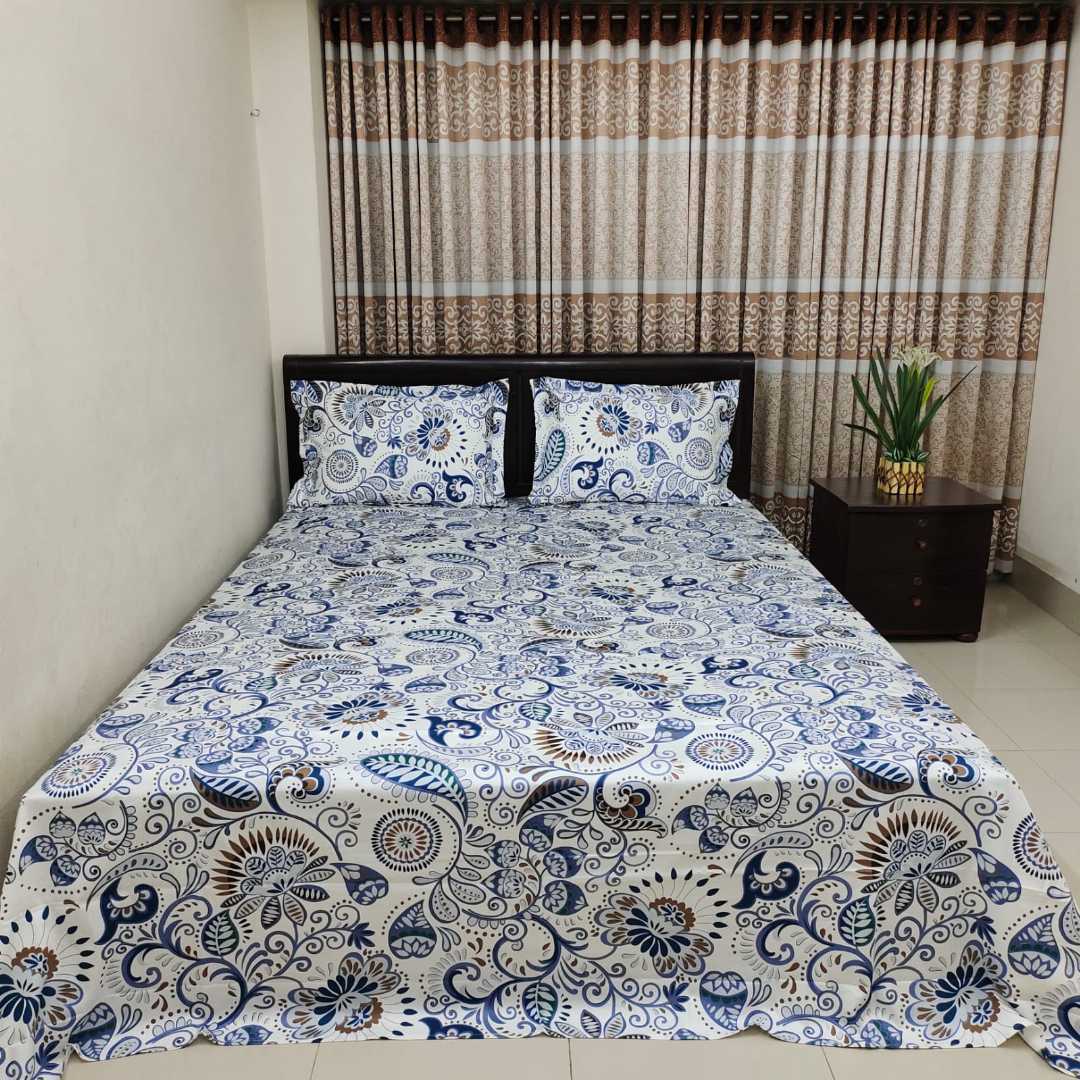 Unique,Design,100%,Cotton,King,Size,Bedsheet