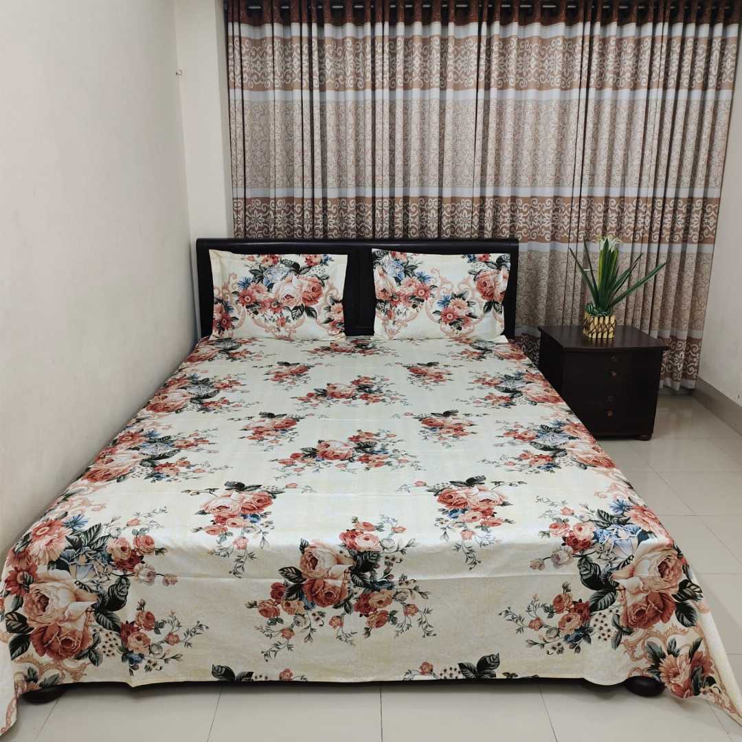 Unique,Design,100%,Cotton,King,Size,Bedsheet