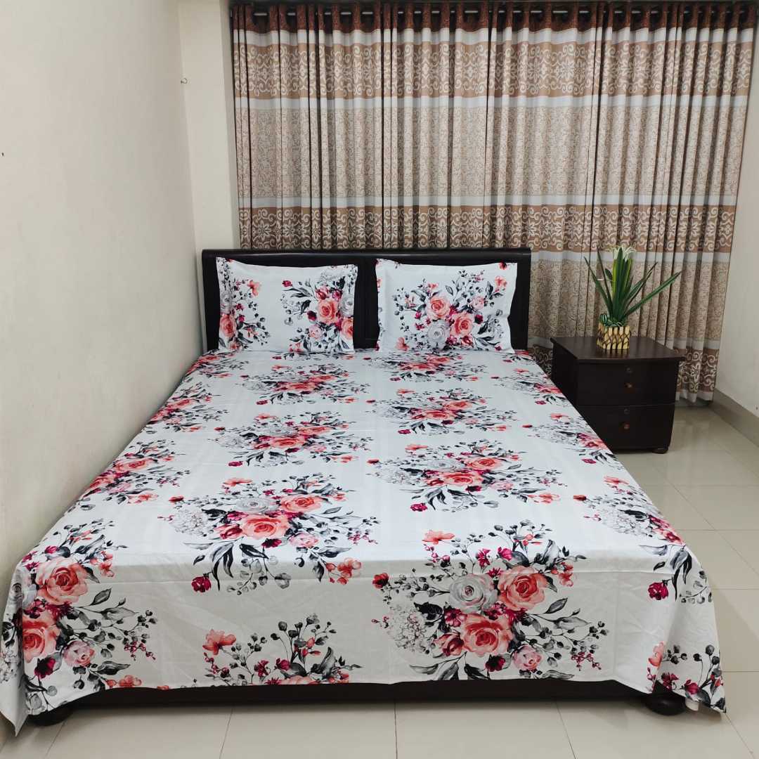 Unique,Design,100%,Cotton,King,Size,Bedsheet