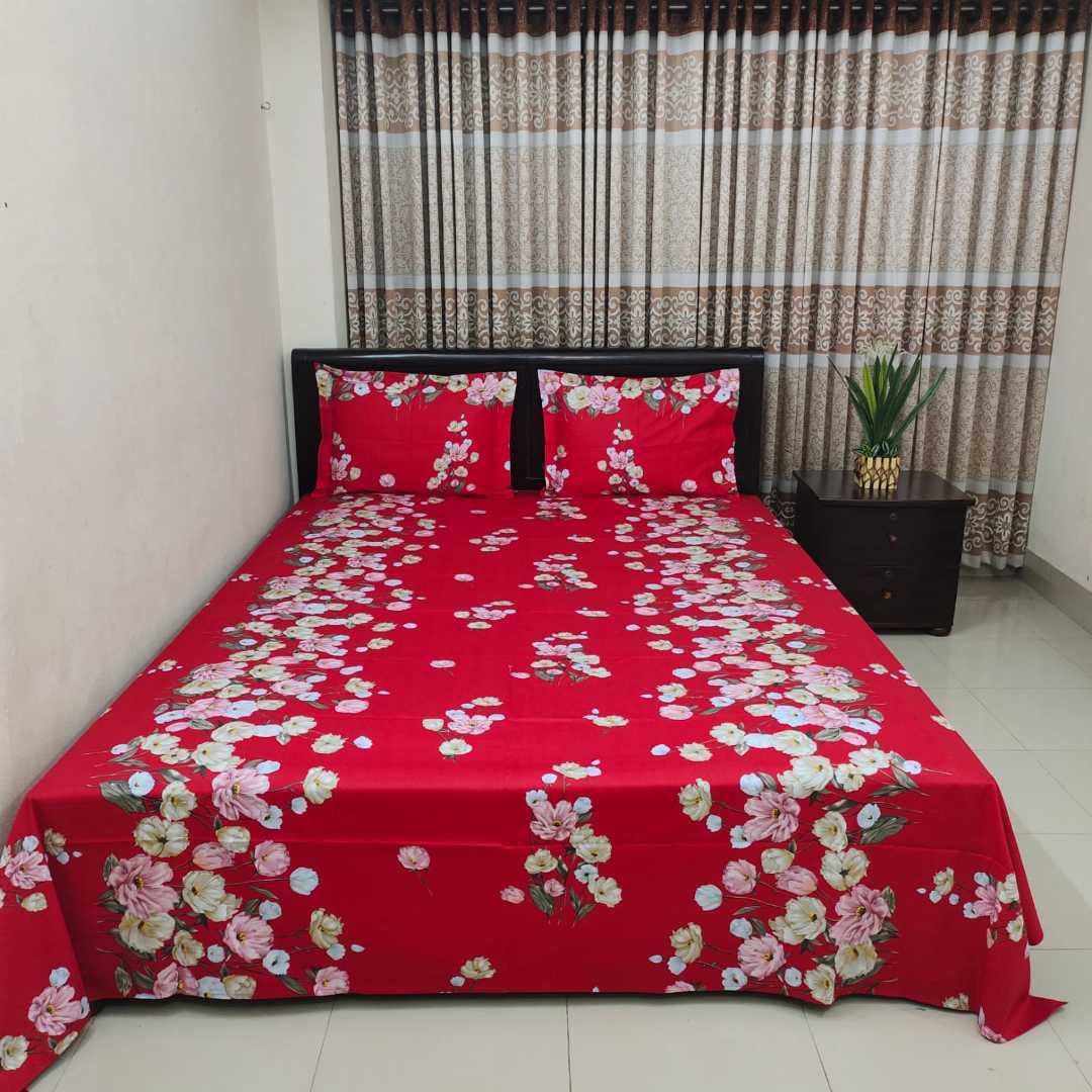 Unique,Design,100%,Cotton,King,Size,Bedsheet