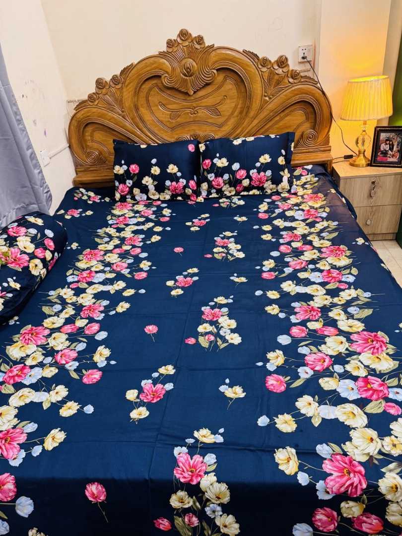 Unique,Design,100%,Cotton,King,Size,Bedsheet