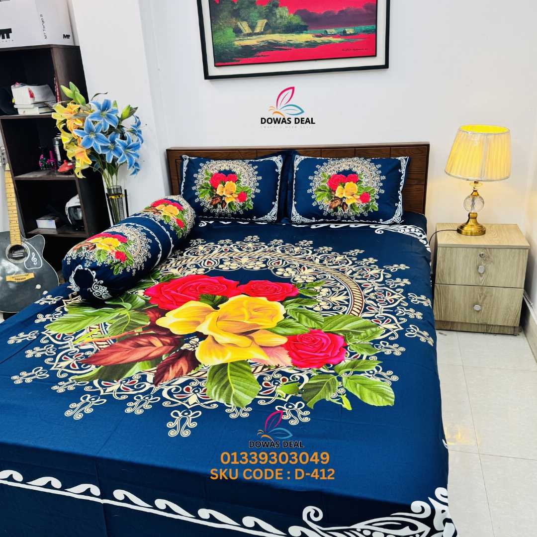 ,Luxury,King,size,Bed,Sheet,with,Matching,Pillow,covers