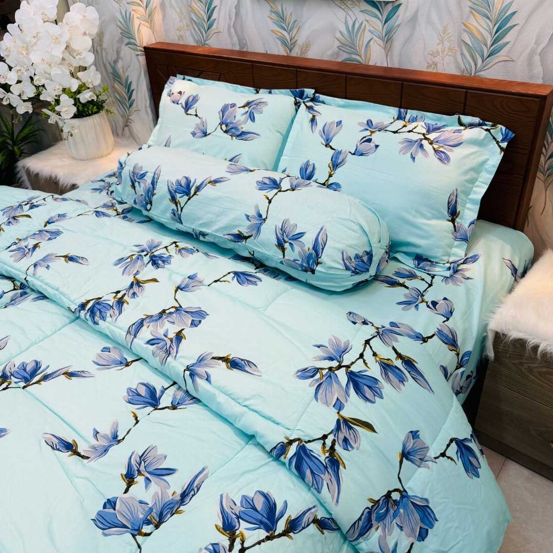 Premium,Quality,Twill,Cotton,Comforter,5,Pcs,Set,comforter, comforter set, soft bedding, warm comforter, premium comforter Bangladesh, cotton comforter, bedding set, winter blanket, stylish bedding