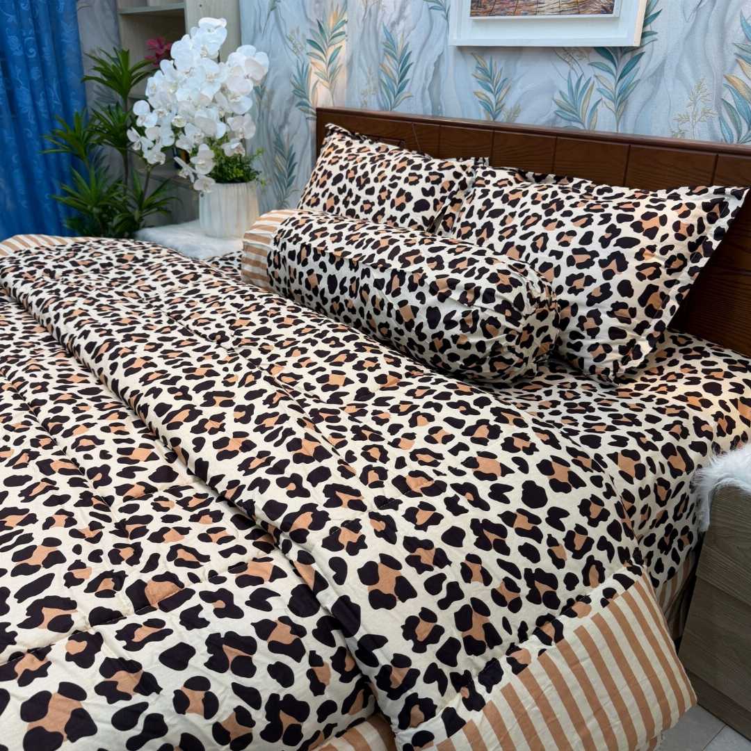 Premium,Quality,Twill,Cotton,Comforter,5,Pcs,Set,comforter, comforter set, soft bedding, warm comforter, premium comforter Bangladesh, cotton comforter, bedding set, winter blanket, stylish bedding