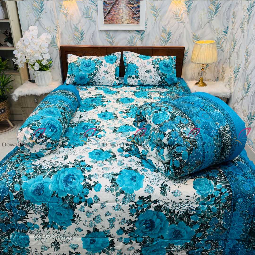 Premium,Quality,Twill,Cotton,Comforter,5,Pcs,Set,comforter, comforter set, soft bedding, warm comforter, premium comforter Bangladesh,  cotton comforter, bedding set, winter blanket, stylish bedding
