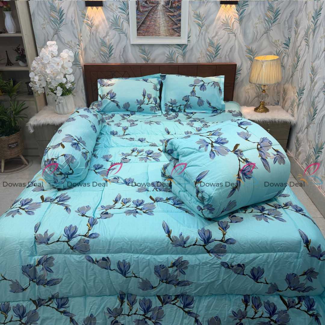 Premium,Quality,Twill,Cotton,Comforter,5,Pcs,Set,comforter, comforter set, soft bedding, warm comforter, premium comforter Bangladesh,  cotton comforter, bedding set, winter blanket, stylish bedding
