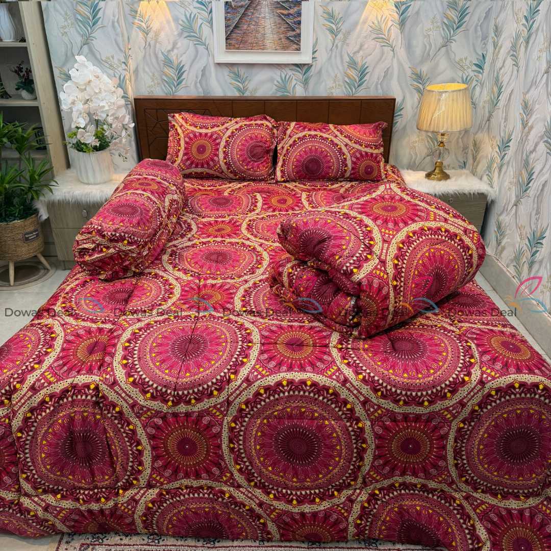 Premium,Quality,Twill,Cotton,Comforter,5,Pcs,Set,comforter, comforter set, soft bedding, warm comforter, premium comforter Bangladesh,  cotton comforter, bedding set, winter blanket, stylish bedding
