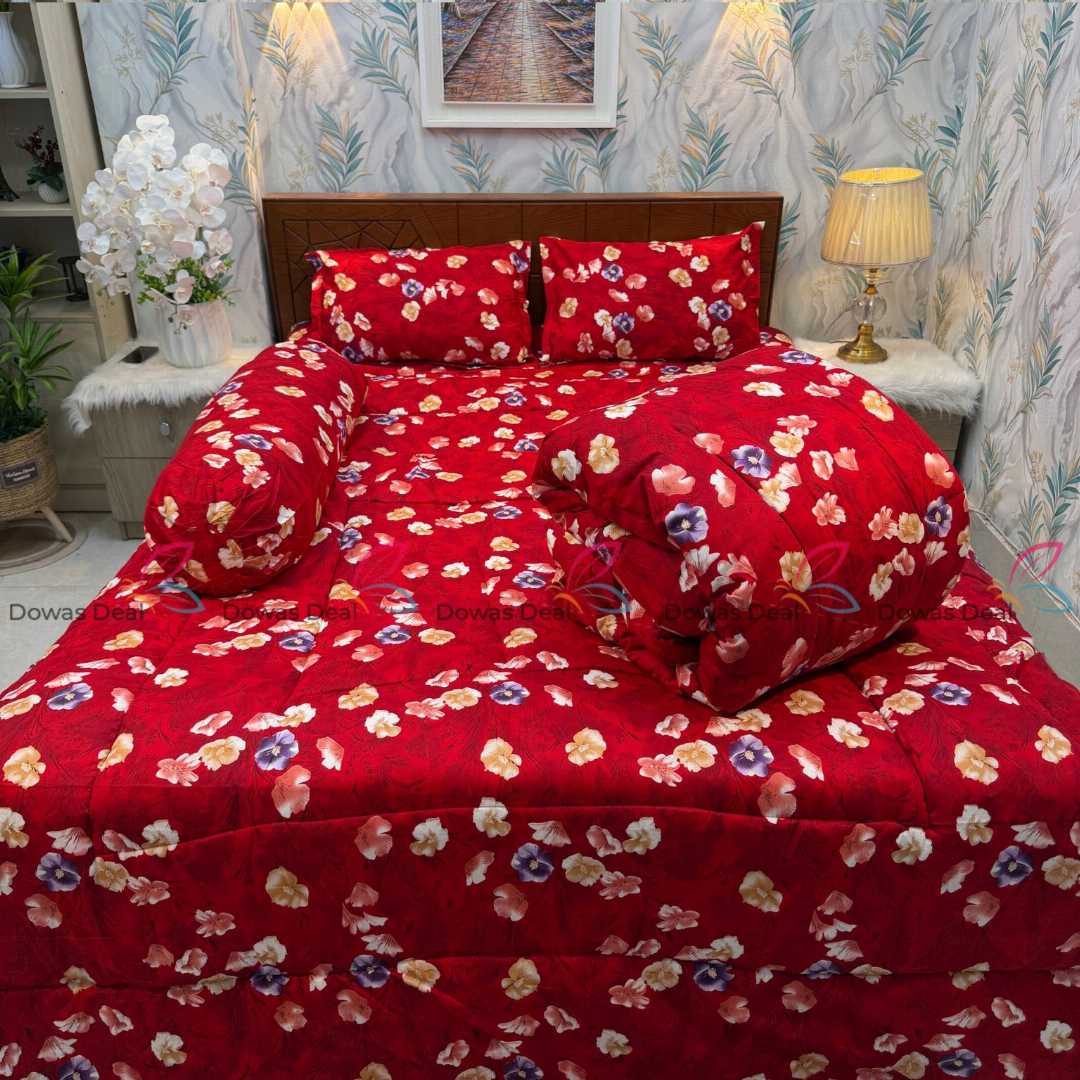 Premium,Quality,Twill,Cotton,Comforter,5,Pcs,Set,comforter, comforter set, soft bedding, warm comforter, premium comforter Bangladesh,  cotton comforter, bedding set, winter blanket, stylish bedding
