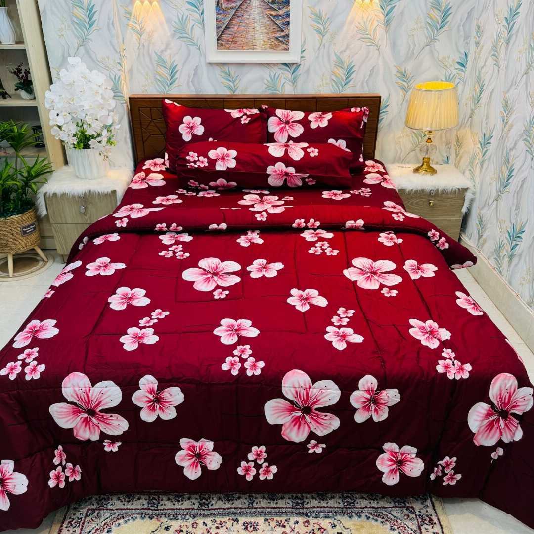 Premium,Quality,Twill,Cotton,Comforter,5,Pcs,Set,comforter, comforter set, soft bedding, warm comforter, premium comforter Bangladesh, cotton comforter, bedding set, winter blanket, stylish bedding