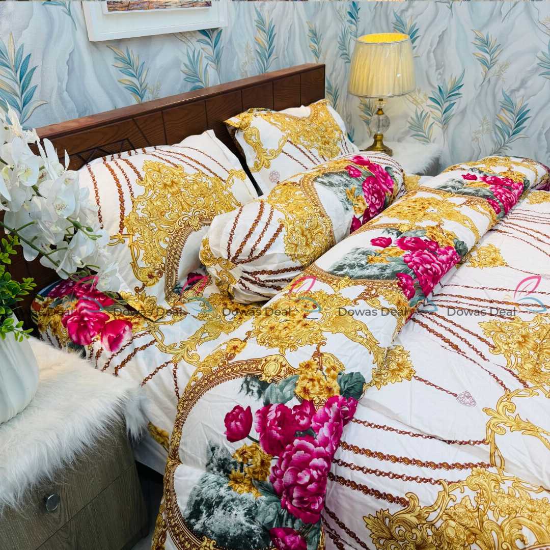 Premium,Quality,Twill,Cotton,Comforter,5,Pcs,Set,comforter, comforter set, soft bedding, warm comforter, premium comforter Bangladesh, cotton comforter, bedding set, winter blanket, stylish bedding
