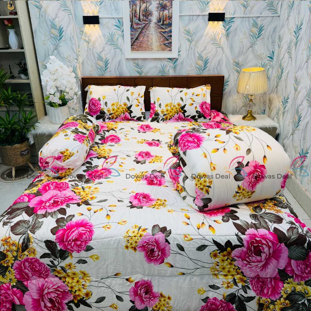 Premium,Quality,Twill,Cotton,Comforter,5,Pcs,Set,comforter, comforter set, soft bedding, warm comforter, premium comforter Bangladesh,  cotton comforter, bedding set, winter blanket, stylish bedding